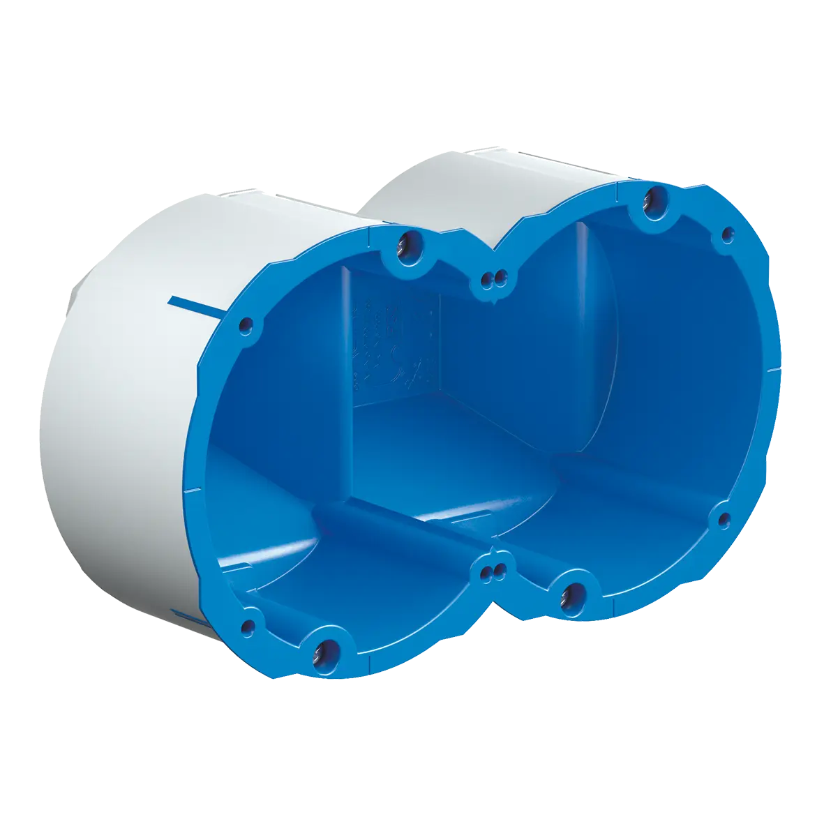 Produktfoto 1 von Quickbox Maxi Schallschutzdose 2x1 Ø83mm, 145x83x73.5mm