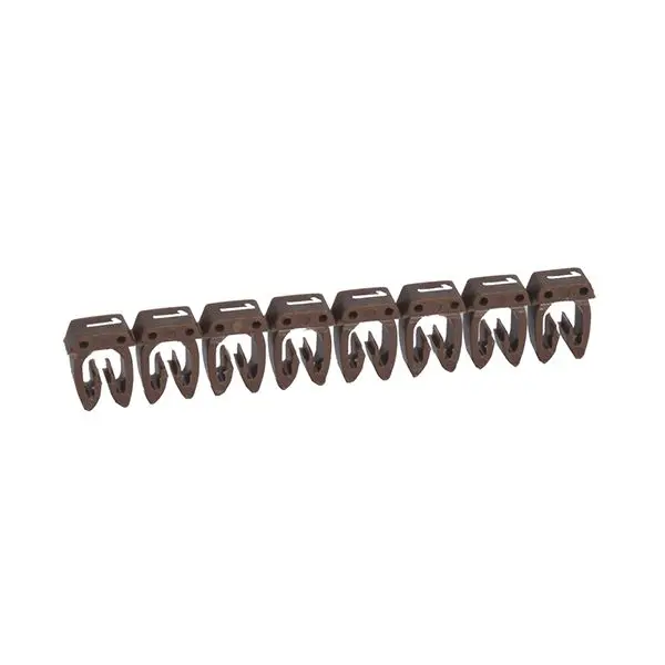 Produktfoto 1 von Kennzeichnungssystem CAB 3,f. 4 bis 6mm², Ziffer:1 Braun