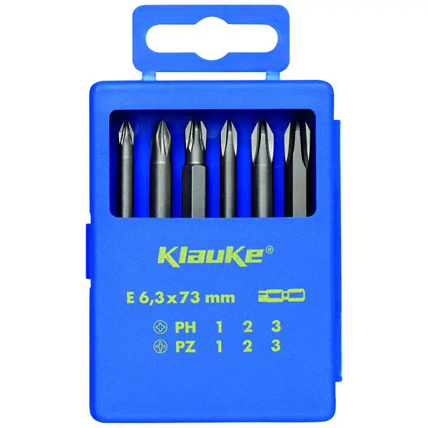 Produktfoto 1 von Torx-Bit-Sortiment, 6-teilig, TX10/TX15/TX20/TX25/TX30/TX40