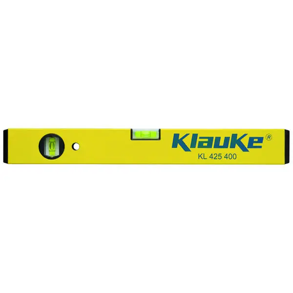 Produktfoto 1 von Alu-Wasserwaage, 400x40x15mm, 210g, mit Vertikal- und Horizontal-Libelle