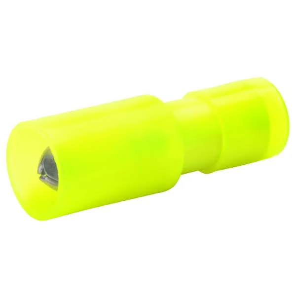 Rundstecker,isoliert,4qmm-6qmm,Stecker ø 4mm,Isolierhuelse:PVC,gelb