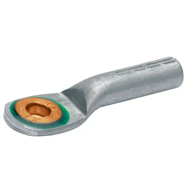 Produktfoto 1 von Al-Cu-Presskabelschuh,240qmm rm/sm,M16 mit Cu-Anschlussauge,Al 99,5,blank