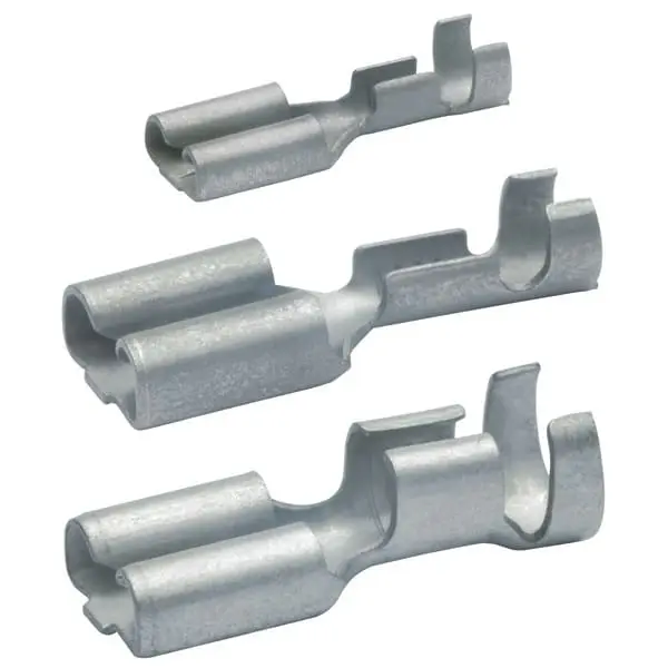 Produktfoto 1 von Flachsteckhuelse DIN 46247 Teil 1,0,5qmm-1,0qmm,2,8mmx0,8mm,CuZn