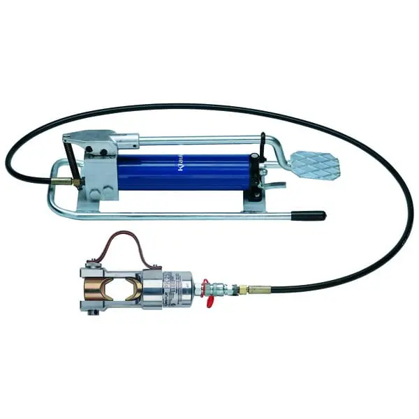 Produktfoto 1 von Presskopf hydraulisch mit Fusspumpe für auswechselbare Presseinsaetze