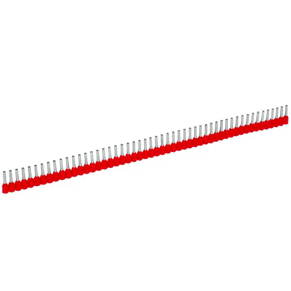Produktfoto 1 von Aderendhuelse DIN 46228 Teil 4,Streifenform,isoliert,1,5qmm,8mm lang