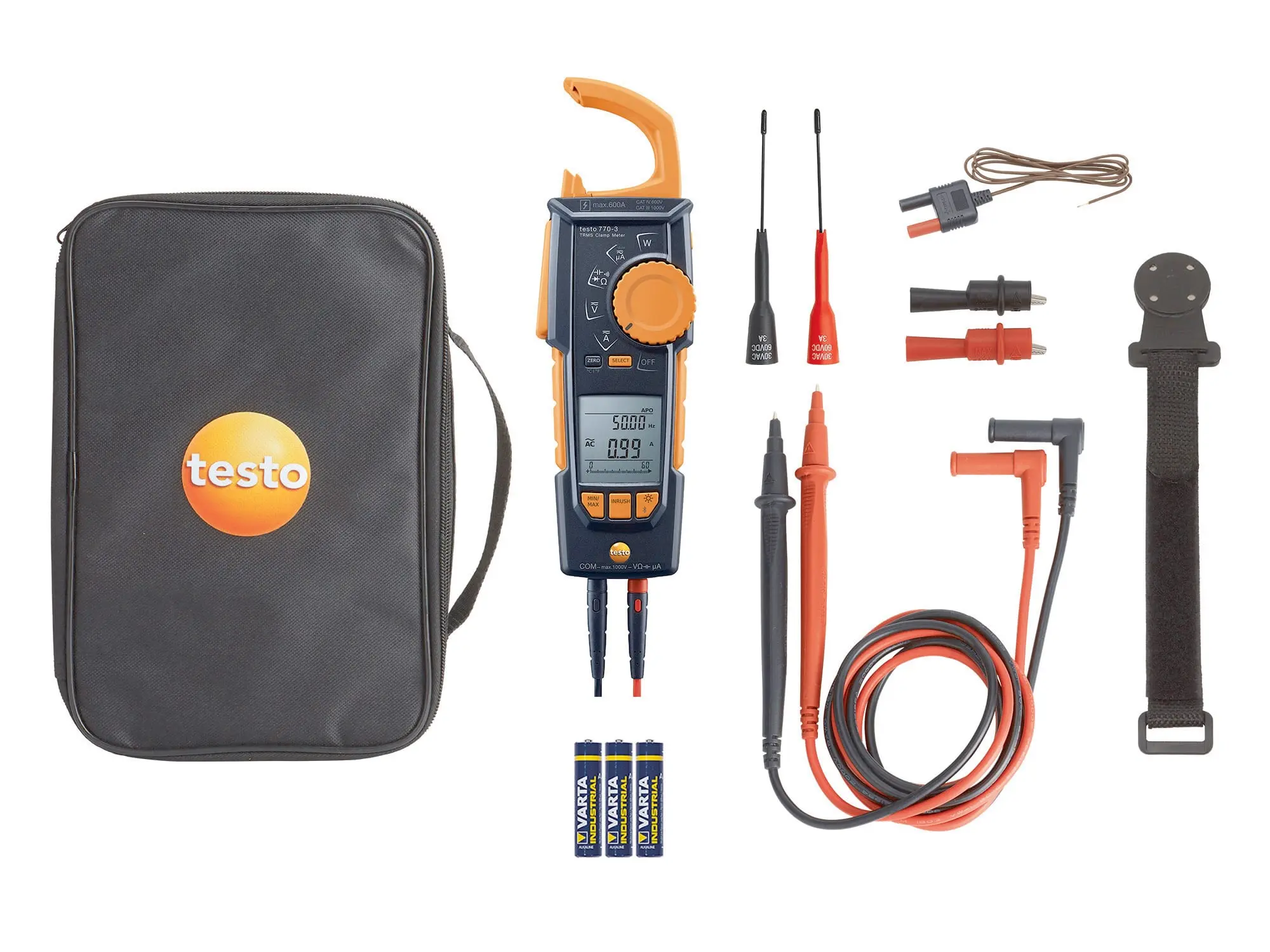 testo 770-3 Premium Set TRMS Stromzangen Set m.Bluetooth