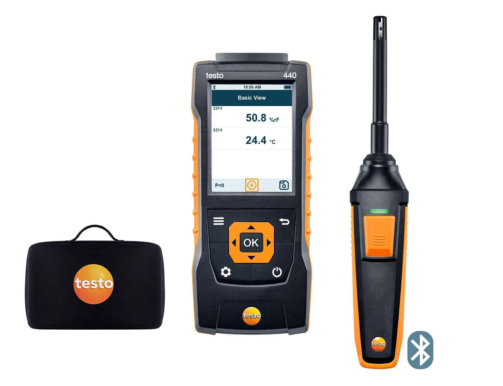 Produktfoto 1 von testo 440 Feuchte-Set m.Bluetooth®