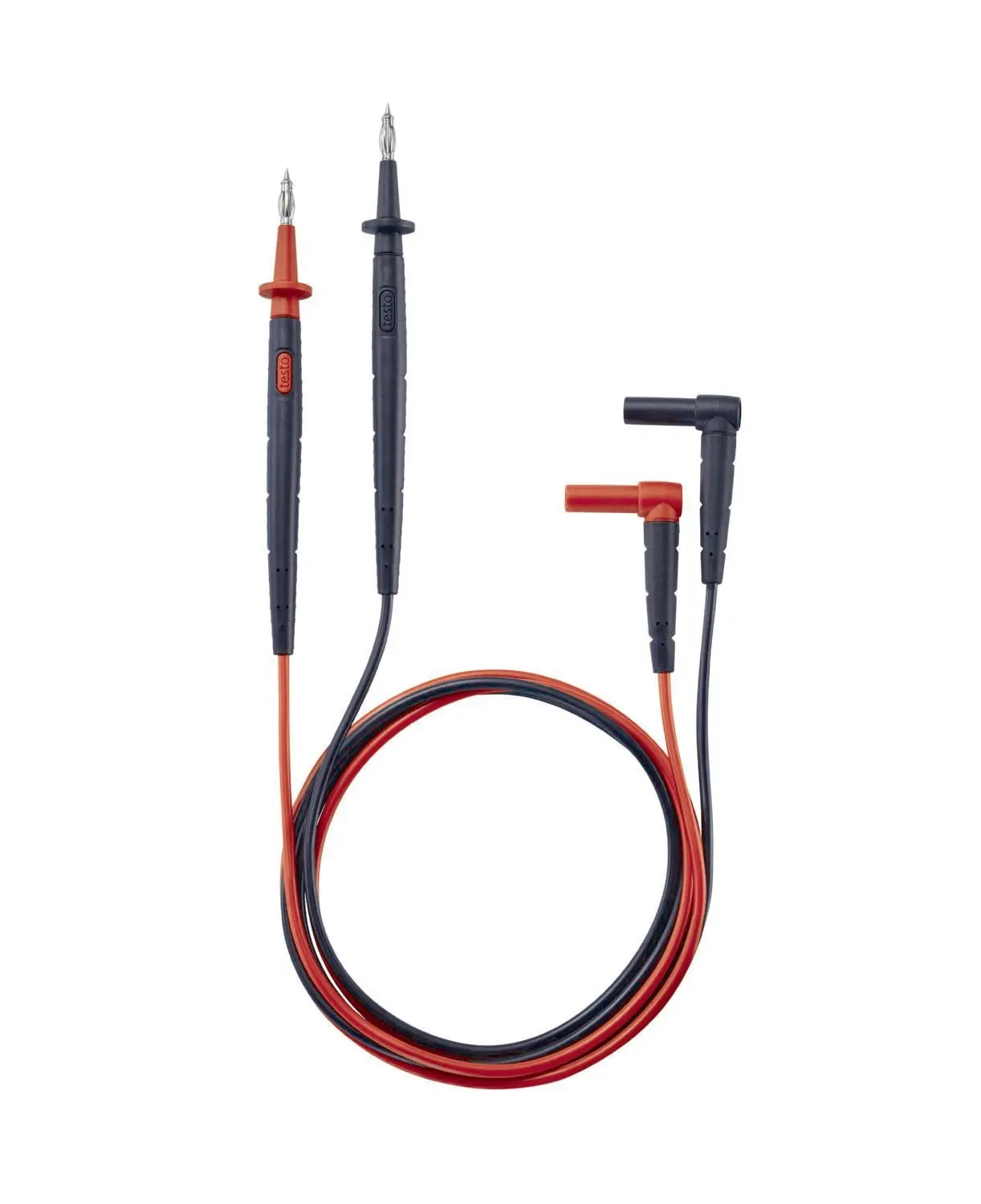 Produktfoto 1 von Standard Messleitungen abgewinkelter Stecker d=Spitze:4 mm