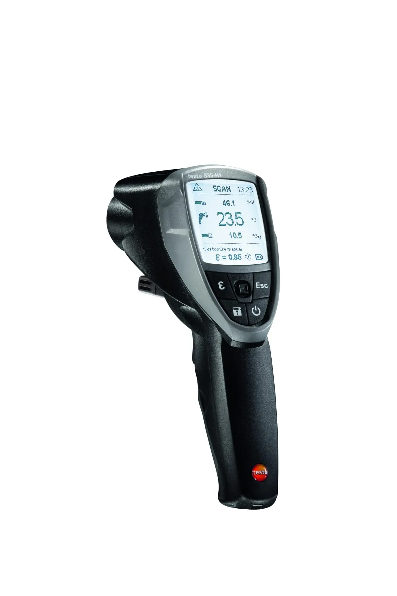 Produktfoto 1 von testo 835-H1 Infrarotthermometer m.Feuchtemessung