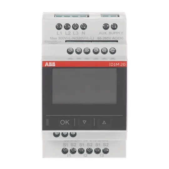 Produktfoto 1 von D1M 20 Modbus Multimessgerät Modbus RTU, Klasse 0,5