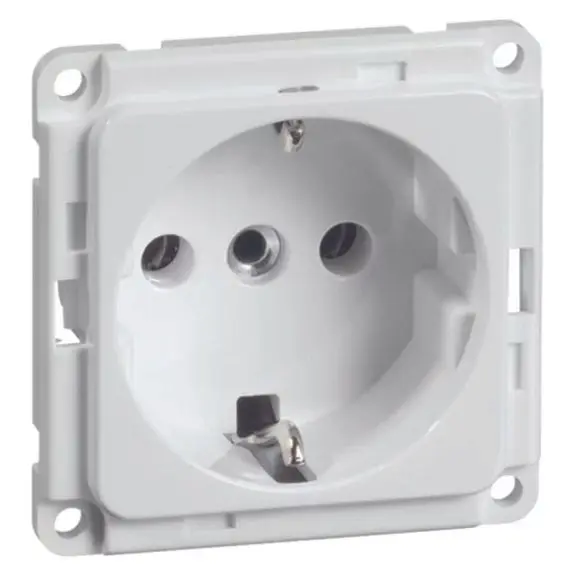 Produktfoto 1 von Steckdose SCHUKO Einbau, tiefschwarz