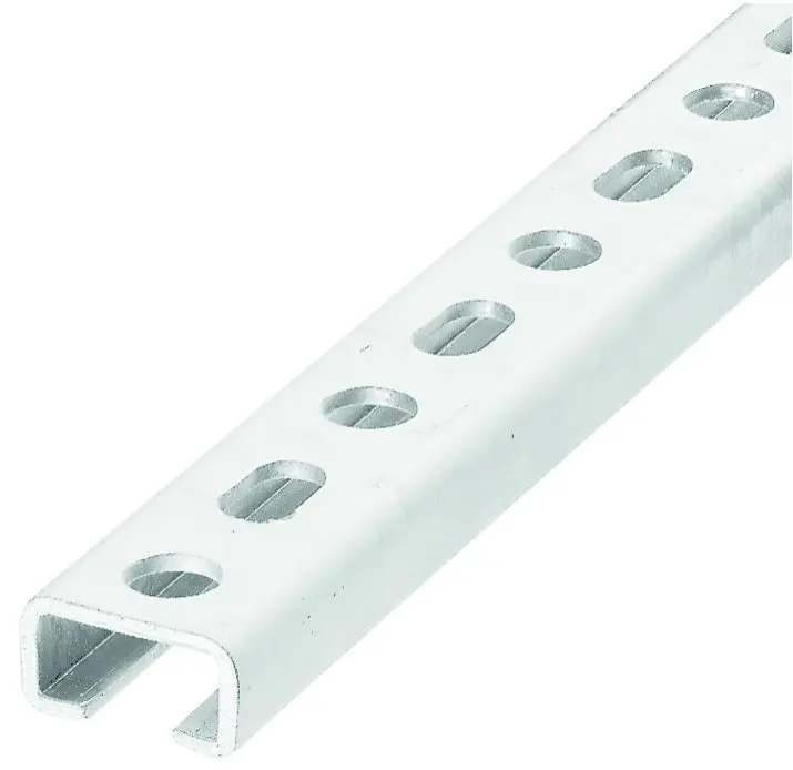 Produktfoto 1 von C-Schiene, Typ E5, gelocht