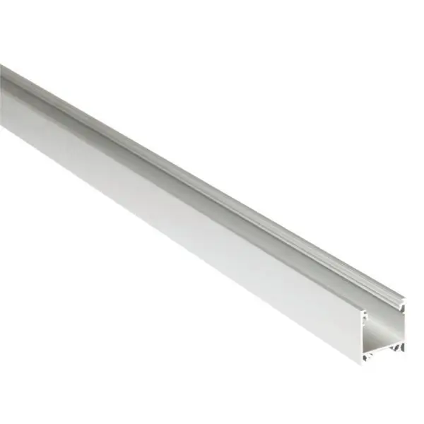 Produktfoto 1 von LED- Aluprofil 23x25,1 mm , L=1000mm mit 1x Befestigungssets