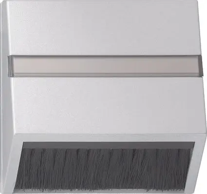 Produktfoto 1 von Adapterrahmen Steckhaube System 55 Farbe alu