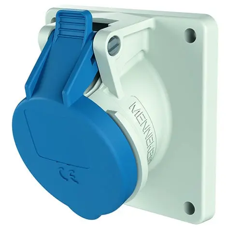 Produktfoto 1 von Anbaudose schraeg, 16A3p 6h230V, IP44