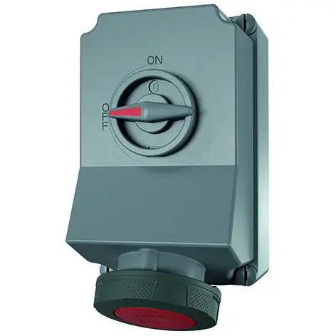 Produktfoto 1 von Wanddose DUO,63A5p6h400V,IP67