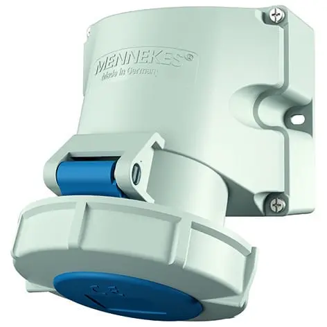 Produktfoto 1 von Wanddose, 32A3p6h230V, IP67