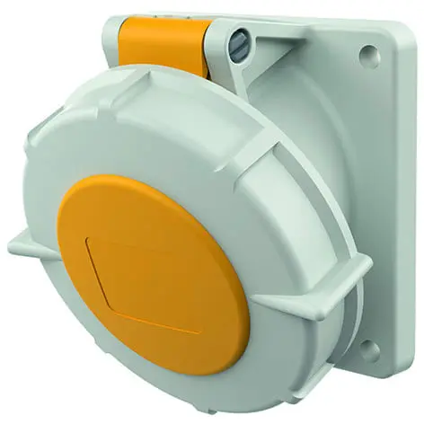 Produktfoto 1 von Anbaudose schraeg, 32A3p 4h110V, IP67