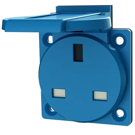 Schutzkontakt-Anbaudose 13A2p+E230V IP44