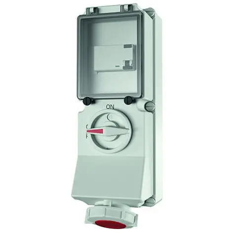 Produktfoto 1 von Wanddose DUO, 16A4p6h400V, IP67