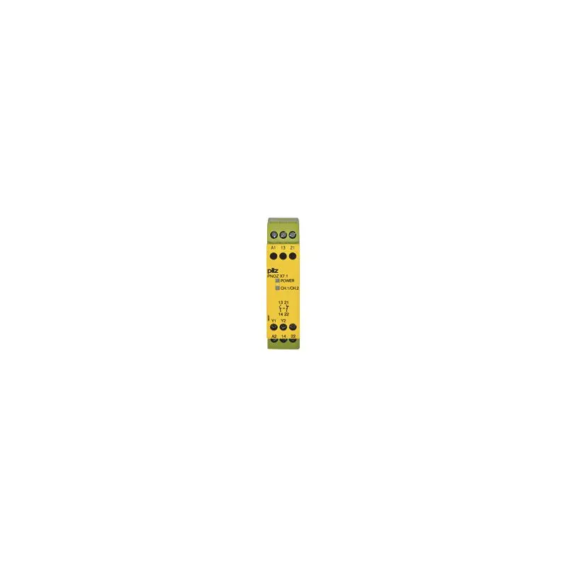 Produktfoto 1 von PNOZ X7.1 24VAC/DC 1n/o 1n/c Sicherheitsschaltgerät