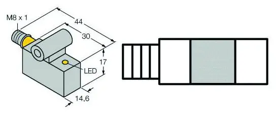 Produktfoto 1 von Magnetfeld-Sensor für Pneumatikzylinder