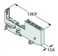 Produktfoto 1 von BL20 Basismodul Zugfederanschlusstechnik