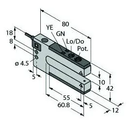 Produktfoto 1 von Opto Sensor Gabellichtschranke