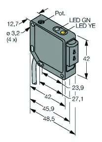 Produktfoto 1 von Opto Sensor Basisgerät für Kunststofflichtleiter