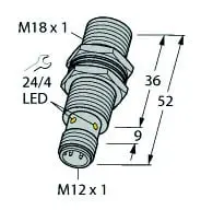 Produktfoto 1 von Induktiver Sensor uprox+