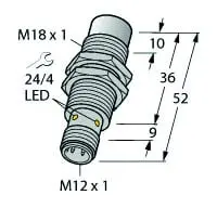 Produktfoto 1 von Induktiver Sensor uprox+