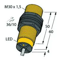 Produktfoto 1 von Induktiver Sensor mit erweitertem Temperaturbereich