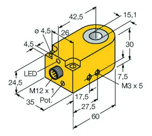 Produktfoto 1 von Induktiver Sensor Ringsensor