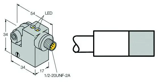 Produktfoto 1 von Magnetfeld-Sensor für Pneumatikzylinder
