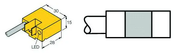 Produktfoto 1 von Magnetfeld-Sensor Magnetinduktiver Näherungssensor KEMA 02 ATEX 1090X