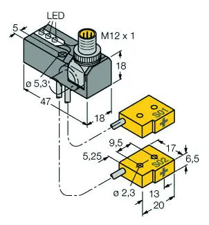 Produktfoto 1 von Induktiver Sensor Abfrageset für Pneumatikspanner