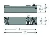 Produktfoto 1 von piconet Erweiterungsmodul für IP-Link 1-kanalige serielle Schnitstelle RS232