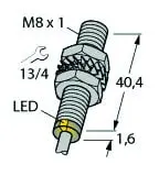 Produktfoto 1 von Induktiver Sensor mit erhöhtem Schaltabstand