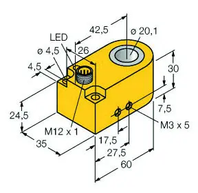 Produktfoto 1 von Induktiver Sensor Ringsensor