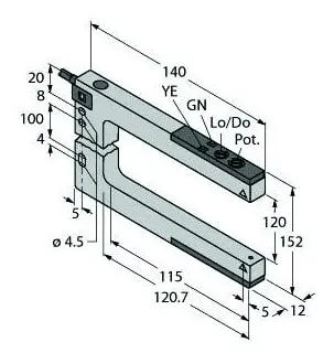 Produktfoto 1 von Opto Sensor Gabellichtschranke
