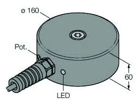 Produktfoto 1 von Induktiver Sensor mit erweitertem Temperaturbereich