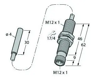 Produktfoto 1 von Induktiver Sensor mit Analogausgang