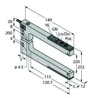 Produktfoto 1 von Opto Sensor Gabellichtschranke