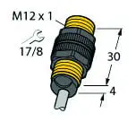 Produktfoto 1 von Induktiver Sensor mit erweitertem Temperaturbereich KEMA 02 ATEX 1090X