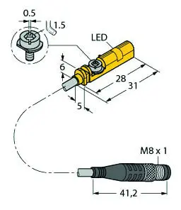 Produktfoto 1 von Magnetfeld-Sensor für Pneumatikzylinder