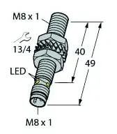 Produktfoto 1 von Induktiver Sensor mit erhöhtem Schaltabstand