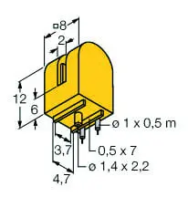 Produktfoto 1 von Induktiver Sensor schlitzförmig KEMA 02 ATEX 1090X