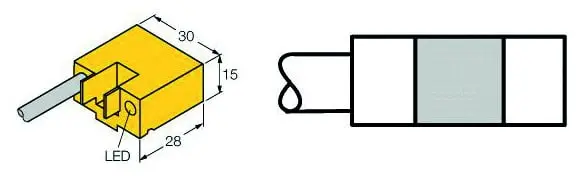 Produktfoto 1 von Magnetfeld-Sensor Magnetinduktiver Näherungssensor