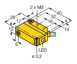 Produktfoto 1 von Induktiver Sensor uprox+