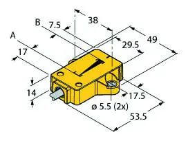 Produktfoto 1 von Induktiver Linearwegsensor